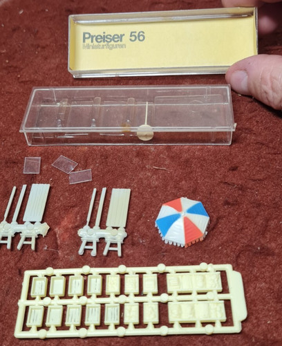 Preiser market stalls - preiser,