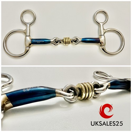 Hanging cheek snaffle blue - hanging,