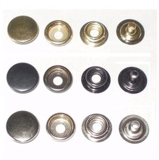 15MM PRESS STUDS HEAVY DUTY STEEL snap fasteners button poppers