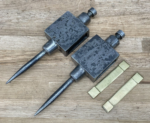 Steel trammel points - trammel, &