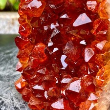 2.23LB  Natural citrine cluster quartz crystal intoxicating earth healing stone