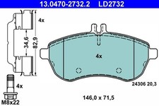 BRAKE PAD SET, DISC BRAKE