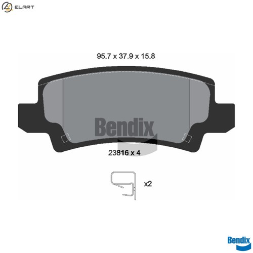 Brake pad set disc - brake,