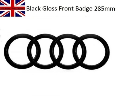 Audis gloss black badge - black,