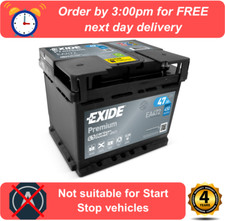 EA472 Exide Premium Car Battery W063TE 063 Type Vauxhall Astra J 1.4 87 MK 6