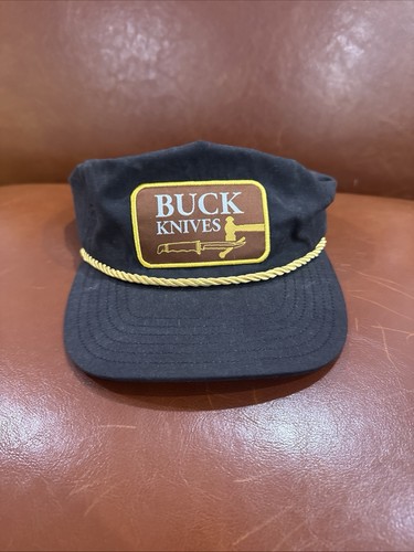 Buck knife rope snapback hat - knife,