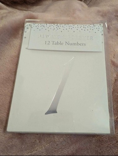 Table numbers brand new - , in