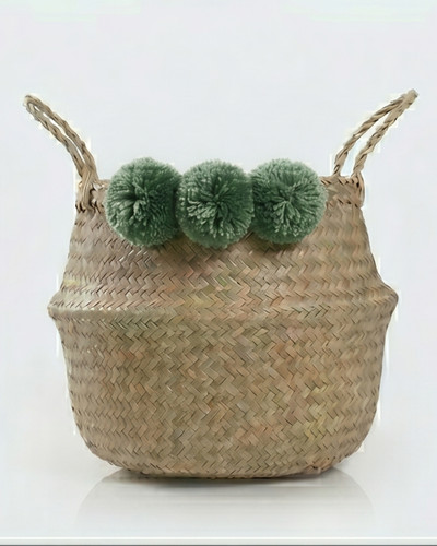 Handwoven wicker seagrass - wicker,
