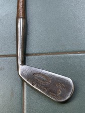 Hickory Golf Club Rare G Nicoll James Braid Signature Model Special Model Cleek