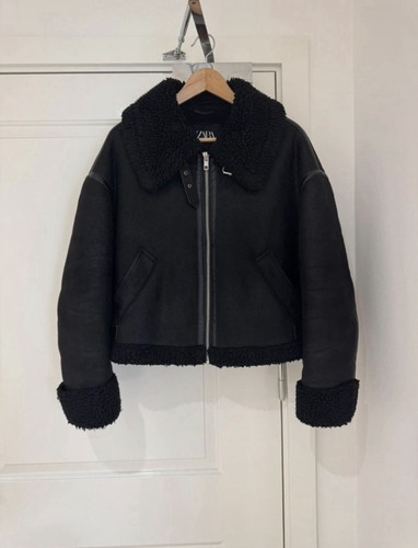 Zara aviator jacket black - jacket,