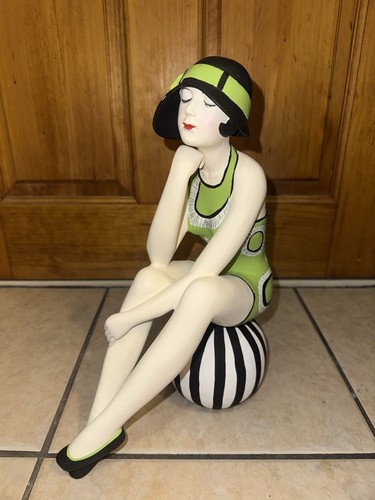 Vintage retro beach bathing - vintage,