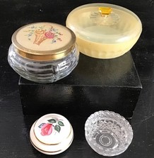 Vintage Group Of 4 Powder Puff