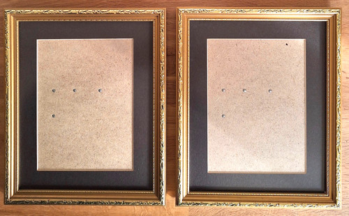 Vintage gold ornate picture - vintage,