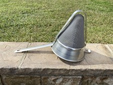 COBEL 200 Bouillon Strainer Tin-Plated Steel w/ Stainless Fine Mesh  France