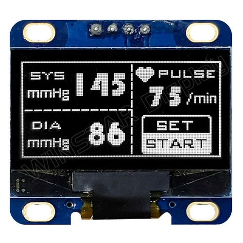 Winstar oled cog 128x64 - winstar, 1.28"