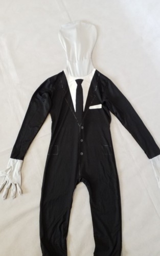 Slenderman morphsuit halloween - morphsuit,