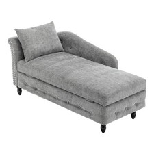 Thicken Cushioned Chaise