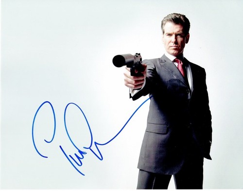 Pierce brosnan hand signed - signed,