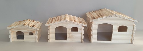 Wooden house hamster rodents - wooden,