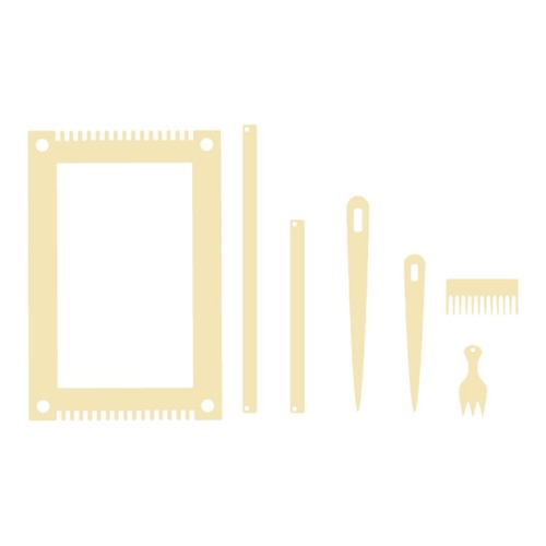 Wood weaving loom - loom, kit