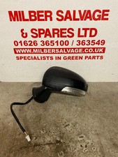 TOYOTA AVENSIS BLACK N/S PASSENGER SIDE ELECTRIC DOOR MIRROR 59 PLATE