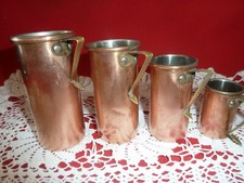 VINTAGE COPPER  4 X BRASS