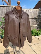 Cooper A-2 A2 US Army Airforce Leather flight jacket Size 46 R