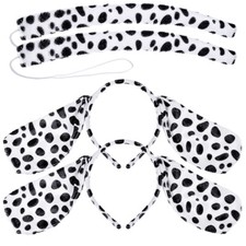 4 Pcs Dalmation Ears and Tail