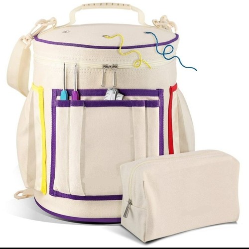 Crochet knitting bag large - crochet, &