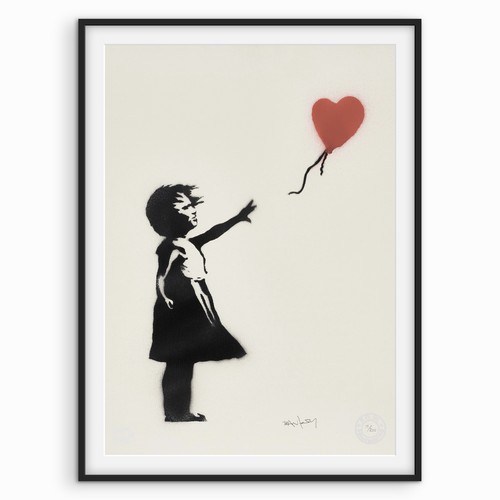Banksy girl with red balloon - banksy,