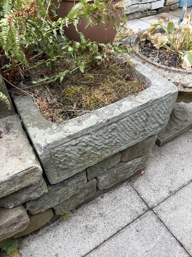 Stone trough - stone,