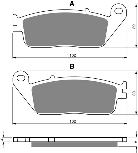 Brake disc pads - brake,