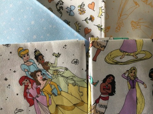 Disney princess fat quarters - 5,