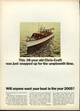 This 38-year old Chris-Craft Commuting Cruiser was snapped up ad 1967