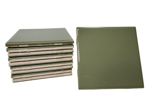 Avocado green ceramic tile - avocado,
