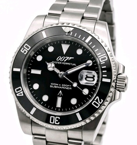 Black bond dive watch - black,