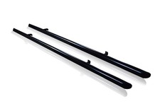 Black Stainless Side Bars With Down Lights For Mercedes Vito Viano SWB MWB 2014+