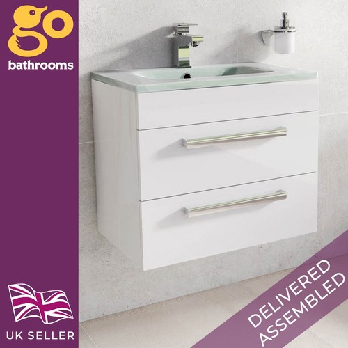 Small white bathroom vanity - small,