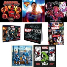 2026 Calendar 2026 Diary Marvel Studios & DC Comics Official Product