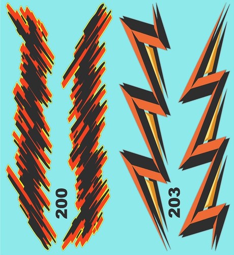 Accent decal sheet 200 203 - accent,