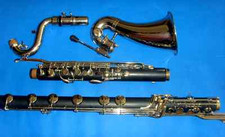 1pcs New BASS  Low C  Clarinet