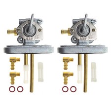 2Pcs Fuel Petcock Value Left &