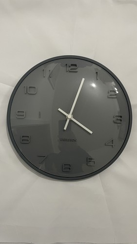Grey karlsson 25cm round wall - karlsson,