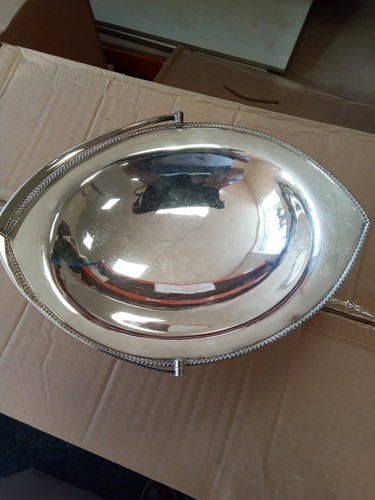 Sheffield plate oblong shaped - plate,