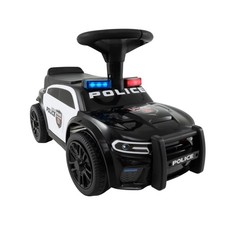 Police Kids Push Ride on Car