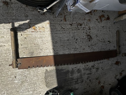 Vintage cross cut - saw, 48