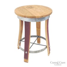 Wine Barrel SWIVEL Top Stool  24" 26" 30" Sit Height Rustic Furniture Bar Bistro