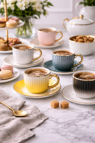Luxury ceramic coffee cup - cup, &