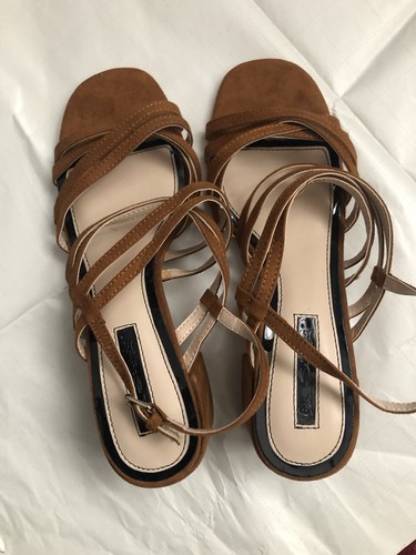 Miss selfridges tan strappy - tan,
