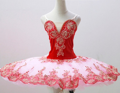 Red pancake tutu dance - tutu,